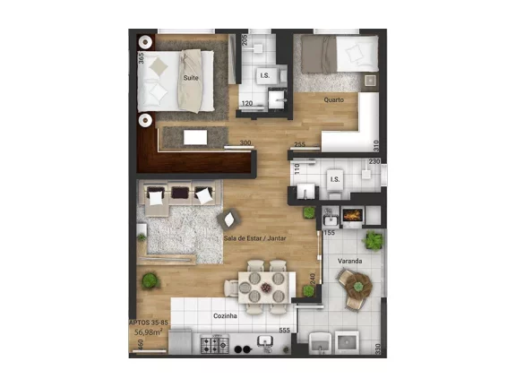 Imagem Sollaris Residencial - Apartamento à venda no bairro Tingui - Curitiba/PR