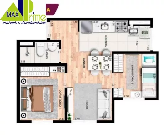 Imagem Apartamento Connect Artur Alvim, 35m² Proximo a Estação Artur Alvim metro