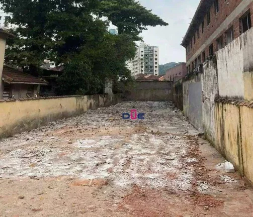 Imagem Terreno à venda, 400 m² por R$ 1.200.000 - Campo Grande - Santos/SP
