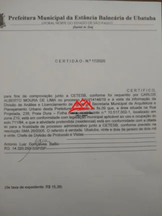 Imagem Área venda na Folha Seca - Ubatuba