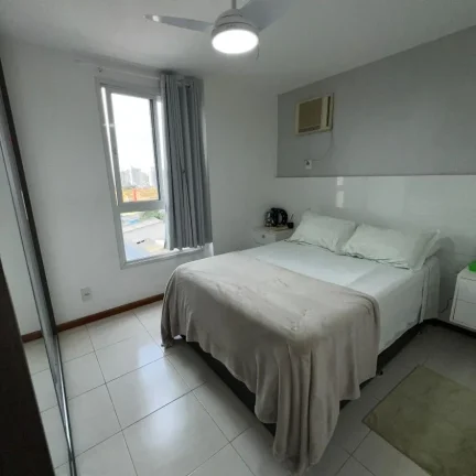 Imagem Excelente apartamento de 2 quartos com lazer completo - Sol da manhã e andar alto na praia de Itaparica.