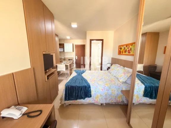 Imagem Apartamento (Resort) para Temporada na Asa Norte, Brasília – 1 Suíte, 31m² - Área de lazer completa