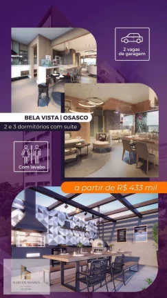 Imagem Apartamento com 2 quartos, 59m2, à venda, na planta em Osasco, Vila Osasco