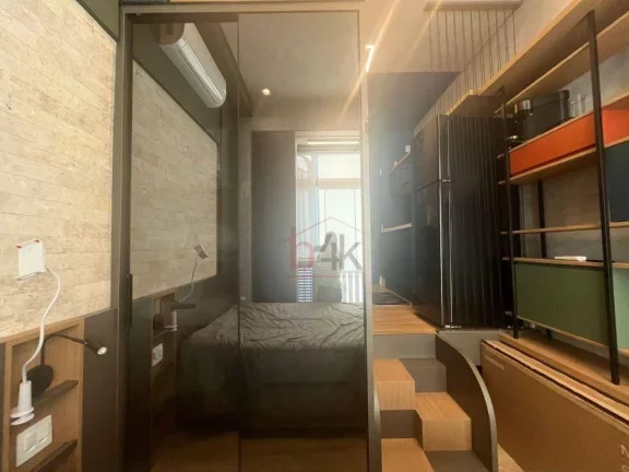 Imagem Apartamento com 1 dormitório para alugar, 21 m² por R$ 3.947/mês - Brooklin - São Paulo/SP