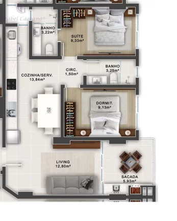 Imagem Apartamento 2 quartos à venda em Itapema- SC