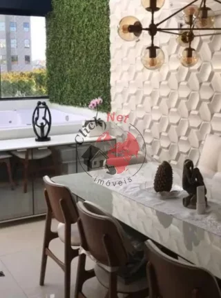Imagem Cobertura Duplex Nova e Semimobiliada à Venda no bairro Nova Petrópolis em São Bernardo