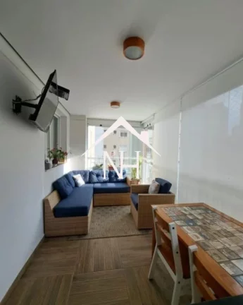 Imagem Apartamento de 127m com 3 suítes, 2 vagas, terraço gourmet, piscinas adulto e infantil, churrasqueira, playground, academia, quadra, espaço gourmet