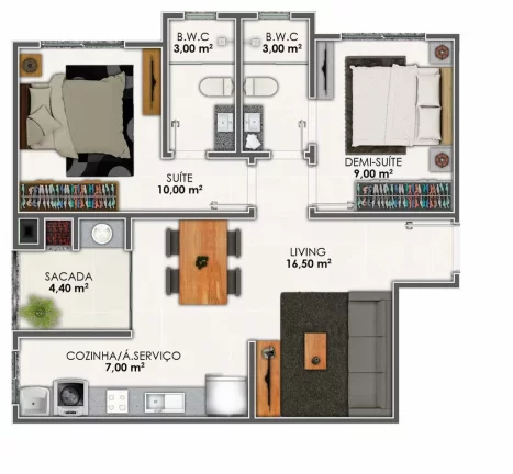 Imagem Apartamento à venda no bairro Morretes - Itapema/SC