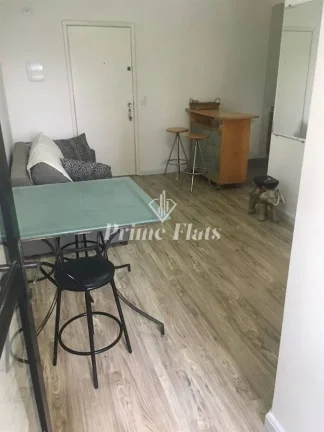 Imagem Flat disponível para locação no Condomínio Edifício Moema Studium, com 35m², 1 dormitório e 1 vaga