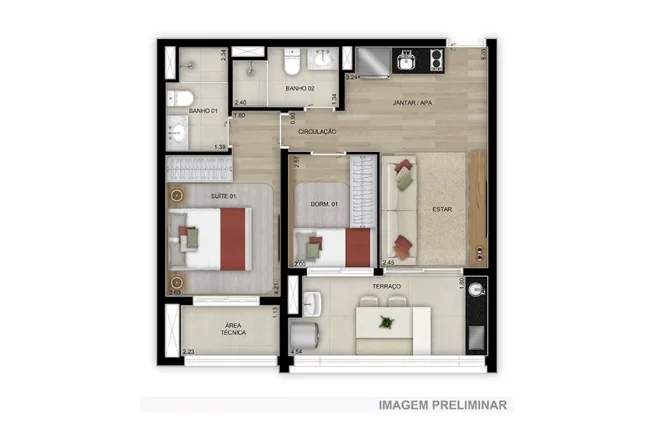 Imagem Um empreendimento completo com toda segurança, conforto e lazer que você merece. Preço e disponib...