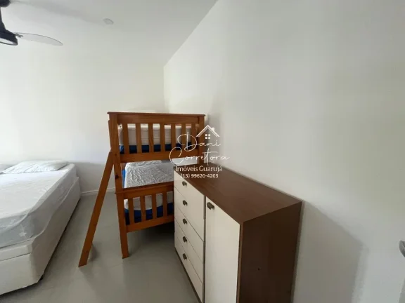 Imagem Aluguel apartamento com lazer Astúrias, Guarujá-SP: 2 Quartos, 1 Suíte, 2 Salas, 2 Banheiros, 2 Vagas, 90m².
