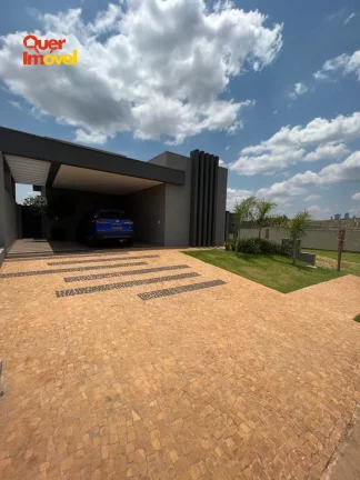Imagem Luxuosa Casa em Condomínio à Venda em Ribeirão Preto-SP no bairro Quintas de São José: 3 quartos, 3 suítes, 1 sala, 4 banheiros, 4 vagas de garagem, 157m².