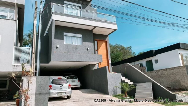 Imagem Casa com 3 suítes, 271 m², à venda por R$ 1.590.000- Ganja Viana - Cotia/SP