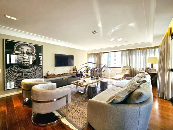 Imagem Apartamento com 3 dormitórios (3 suítes) à venda, 162 m² - Moema - São Paulo/SP