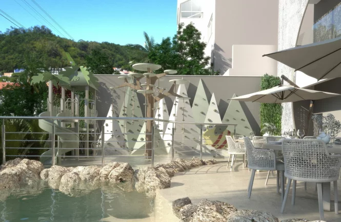 Imagem Apartamento com 3 dormitórios à venda sendo 3 suítes, 191.1 m² por - R$ 8.425.500,82 - Praia Brava - Itajaí/SC