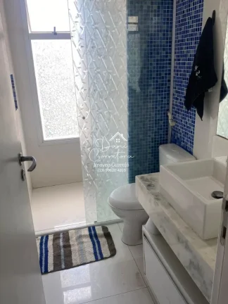 Imagem Apartamento à venda em Guarujá-SP, Vila Alzira: 3 quartos, 1 suíte, 2 salas, 2 banheiros, 2 vagas de garagem, 126m².