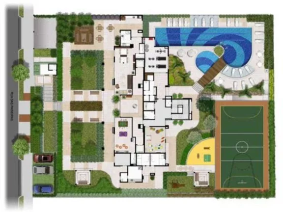 Imagem Edifício Edifício Immani, apartamento 4 quartos em bairro Jardim Santo André, comprar apartamento 4 quartos em Santo André SP