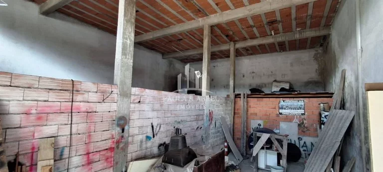Imagem São 3 Casas e 1 Salão Comercial 92m² pé direito 5 mts com Banheiro, próximo da Avenida no Jardim Zaíra, Mauá-SP