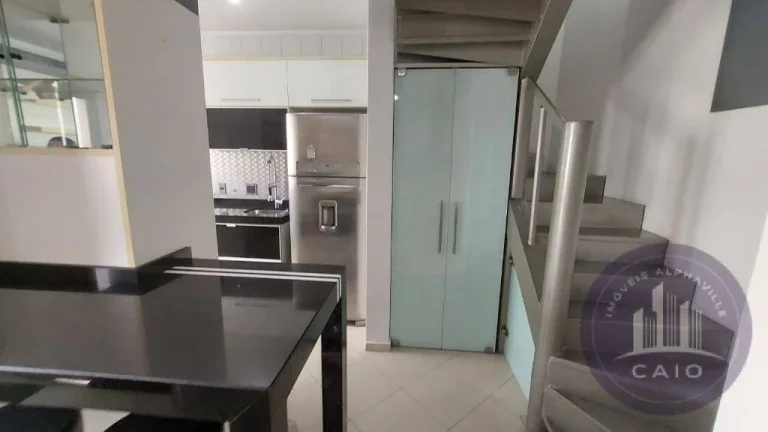 Imagem Apartamento duplex mobiliado com 1 suíte de 68 m² - venda em Alphaville