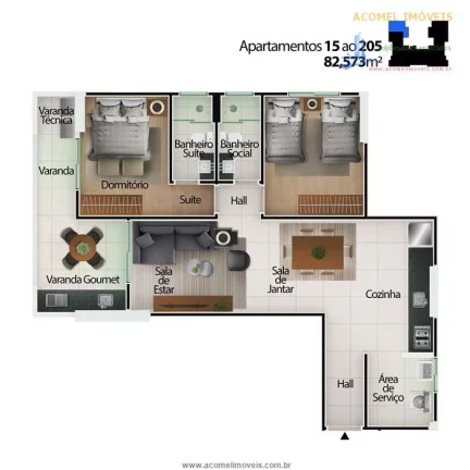 Imagem Apartamentos no Litoral para venda em Mongagua no bairro Centro