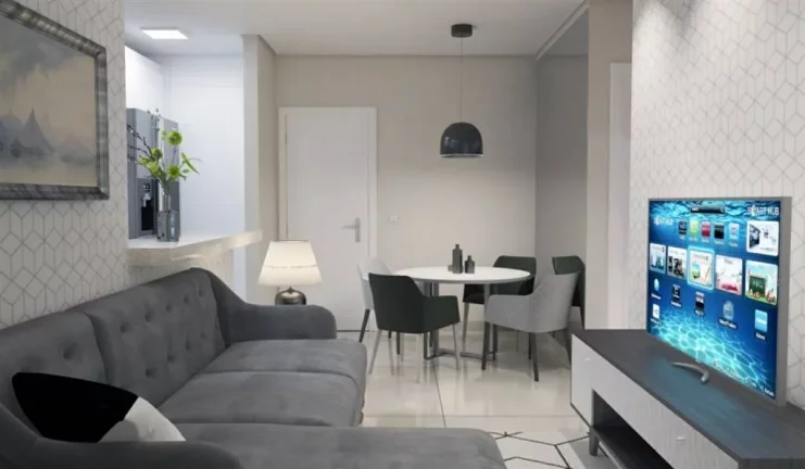 Imagem APARTAMENTO COM 62.36 m² - GUILHERMINA - PRAIA GRANDE SP