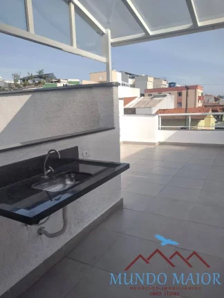 Imagem Cobertura 2 dormitórios à venda, 116m - 2 vagas- Vila Linda -Santo Andre