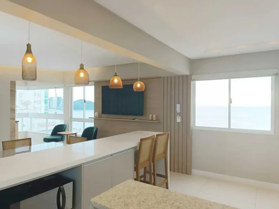 Imagem Apartamento frente mar com 3 dormitórios sendo 2 suítes 1 vaga de garagem em Balneário Camboriu/SC