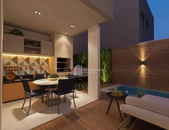 Imagem LANÇAMENTO: casa duplex com 4 dormitórios à venda por R$ 498.990.000 - Condomínio VILLAGE EUROPA - Uruguai - Teresina/PI