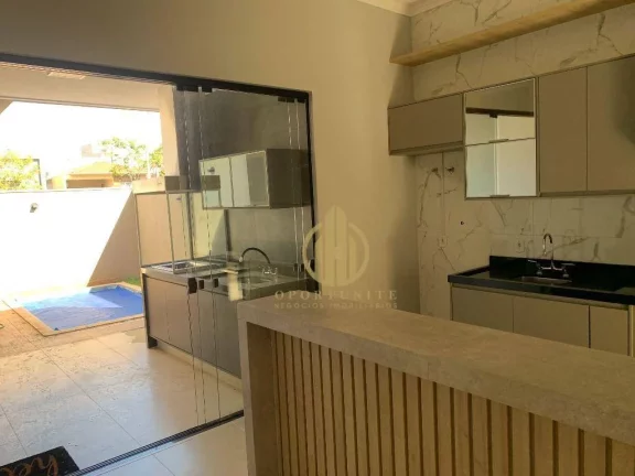 Imagem Casa térrea 3 Suítes e Piscina Área Gourmet - Condomínio Vila Romana - Ribeirão Preto SP