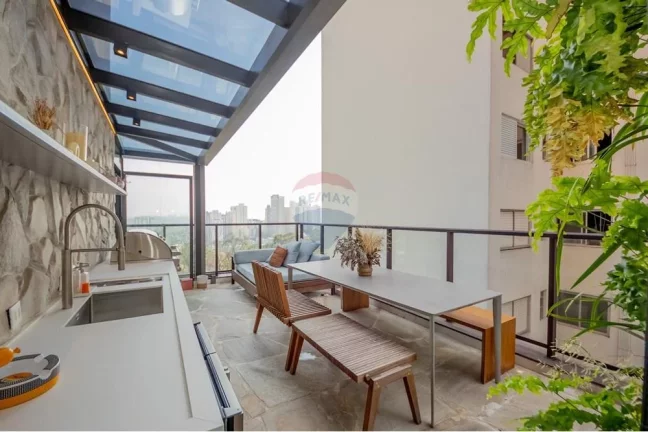Imagem Apartamento Garden que se destaca pela localização no bairro charmoso da Vila Madalena, com 2 dormitórios, sendo 1 suite, 2 banheiros e 1 vaga .
