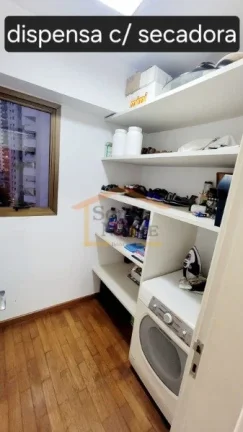 Imagem Apartamento mobiliado,104m², 3 dormitórios, sendo 1 suíte, sala ampla, sacada, lavabo, cozinha am...