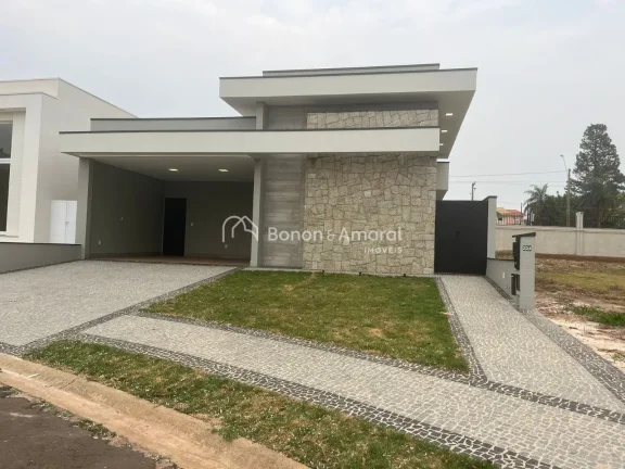 Imagem Maravilhosa casa térrea, acabamento de primeira, com 4 suítes todas com armários e ar condicionad...