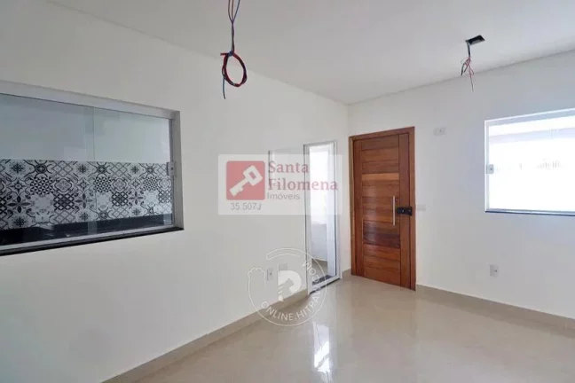 Imagem Sobrado para Venda em Santo André, Jardim das Maravilhas, 2 dormitórios, 2 banheiros, 2 vagas