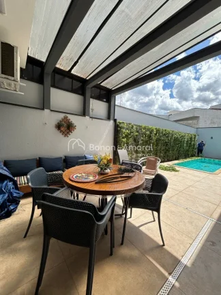 Imagem Casa nova no Condomínio Aurora em Paulínia em terreno de trezentos metros com três quartos sendo ...