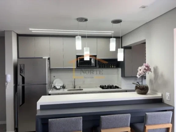 Imagem Apto com 2 dormitórios, sendo 1 suítes, sala p/ 2 ambientes, varanda gourmet, banheiro social, coz...