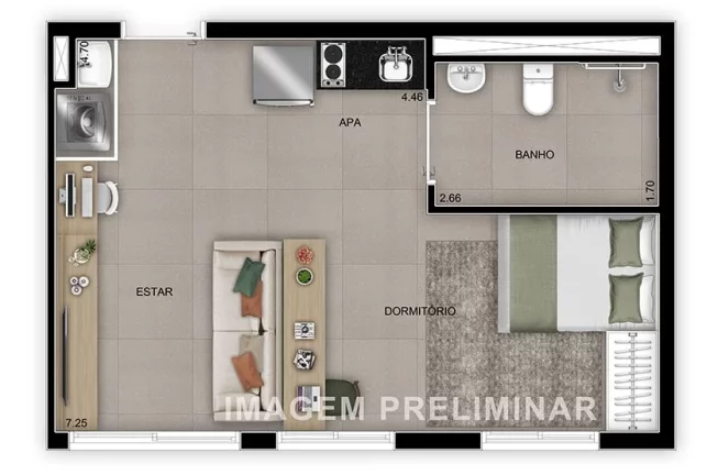 Imagem STUDIO RESIDENCIAL em São Paulo - SP, Mooca