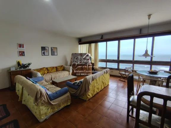 Imagem Imperdível! Apartamento de 3 quartos e 2 suítes, 2 salas, 3 banheiros, 2 vagas em Guarujá-SP, Pitangueiras, 200m². Aproveite!