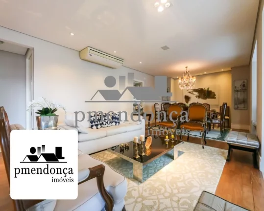 Imagem Apartamento em edifício neoclássico no Ibirapuera com 4 suítes e 5 vagas, 310m²