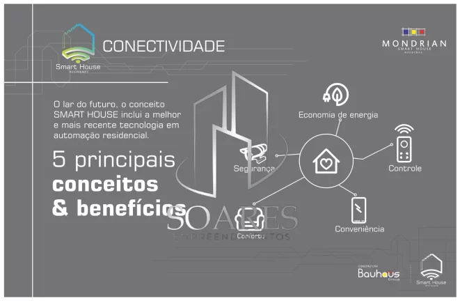 Imagem Condomínio de casas Mondrian - Smart house, três suítes 3