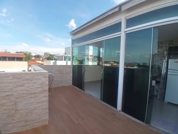 Cobertura duplex, 3 quartos, sendo 1 suíte - Santa Amélia