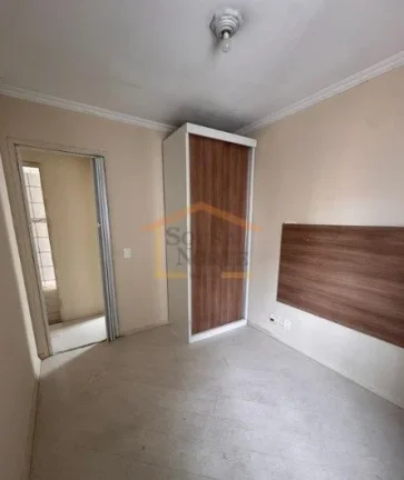 Imagem Apartamento com 47m² de área útil, 2 dormitórios, 1 banheiro, cozinha integrada à área de serv...