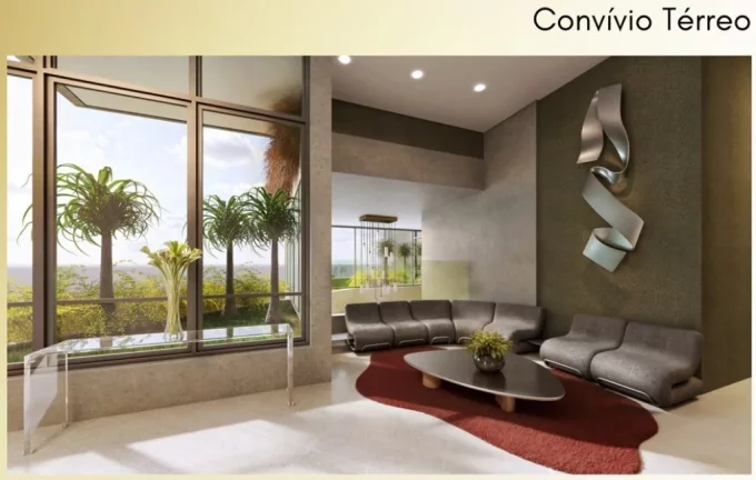 Imagem Luxuoso apartamento de 3 quartos e 3 suítes à venda em Santo André-SP, Jardim Bela Vista! 135m², 4 banheiros, 3 vagas de garagem no Condomínio Vitrúvio.
