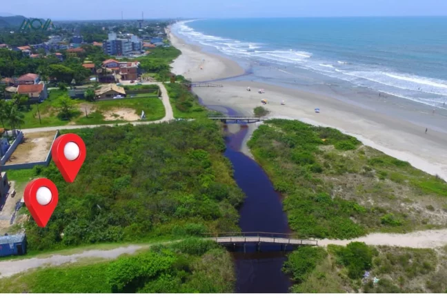 Imagem Dois Terrenos juntos - Beira mar - Com laudo ambiental permitindo construção