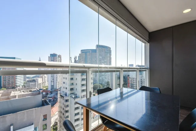 Imagem Studio 49M², 1Q, 1 Banheiro, 1 Vaga, Academia, Piscina Coberta e Aquecida, Churrasqueira, Gerador, Salão de Festas e Jogos, SPA, Playground, Cinema.