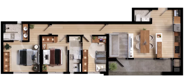 Imagem Oslo - Breve Lançamento - Apartamento à venda no bairro Santa Quitéria - Curitiba/PR