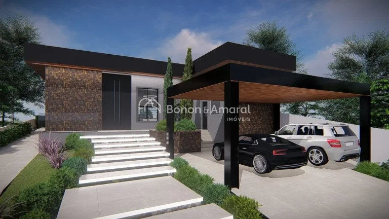 Imagem Casa em construção com sala com pé direito duplo, cozinha, churrasqueira fechada e coberta integr...