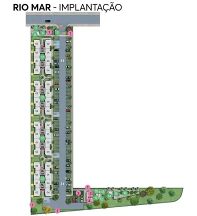 Imagem Rio Mar - Fase 1 - Apartamento à venda no bairro Santa Cruz - Rio de Janeiro/RJ