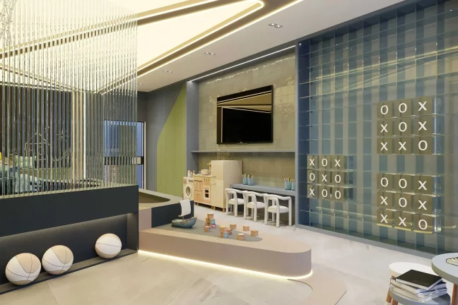 Imagem Apartamento em construção com 3 dormitórios sendo 3 suítes e 3 vagas de garagem em Balneário Camboriú/SC