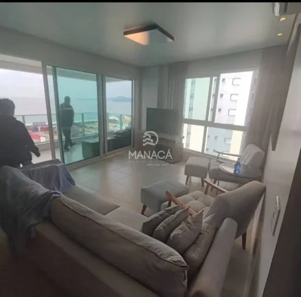 Imagem Luxo e Vista Mar: Apartamento Decorado no Transatlântico, 8º Andar – Balneário Piçarras