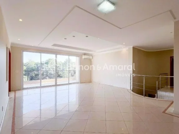 Imagem Sofisticada casa à venda no Alphaville Campinas. A residência possui uma área construída de 460 ...